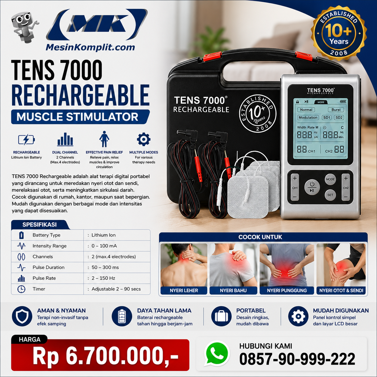 TENS 7000 Alat Fisio...